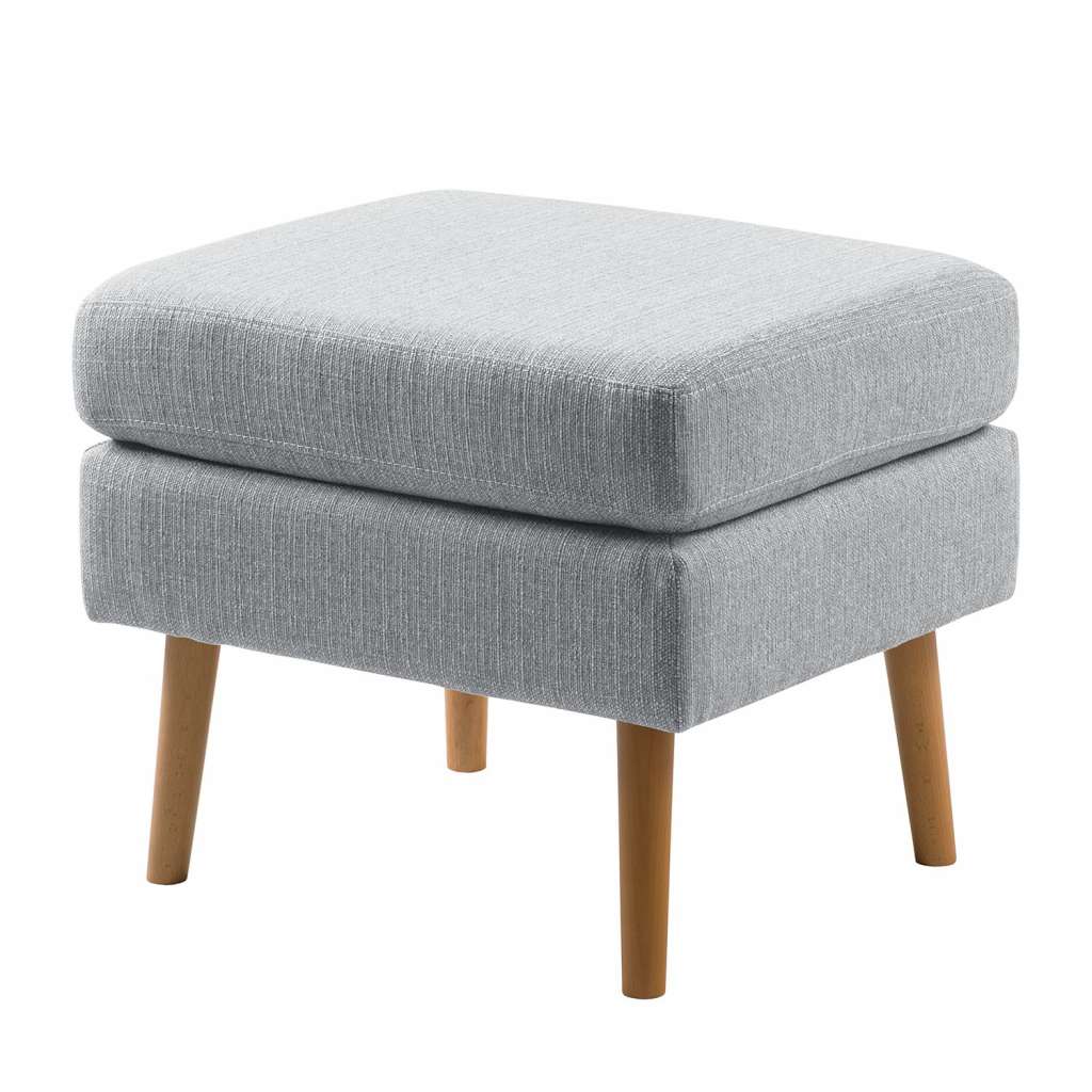 home24 Polsterhocker Croom Webstoff