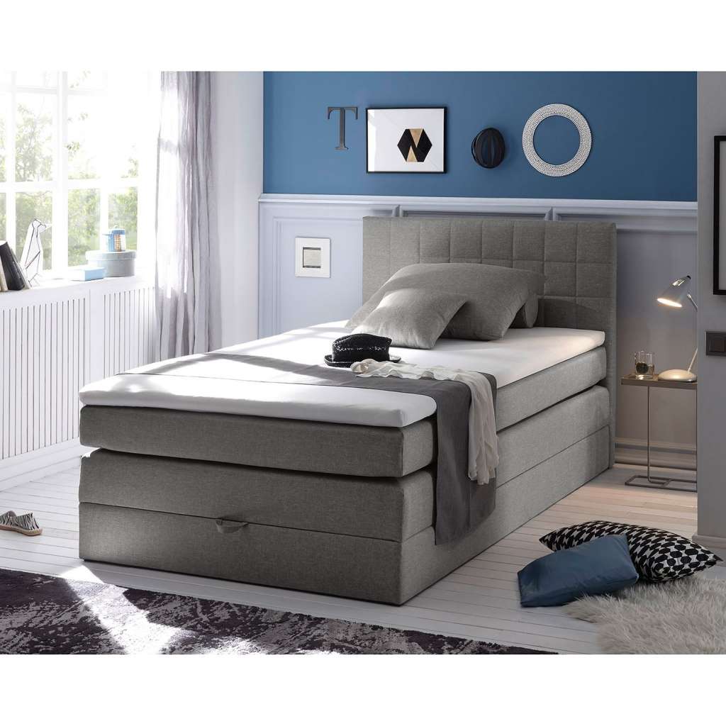home24 Boxspringbett Harvi (inkl. Topper)
