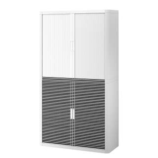 home24 Aktenschrank easyOffice Black/White VI