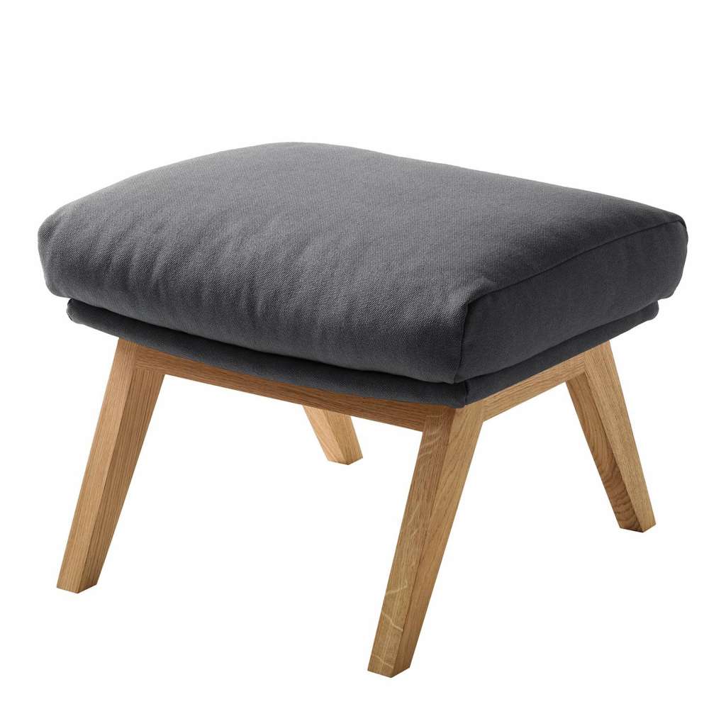 home24 Polsterhocker Garbo I Webstoff