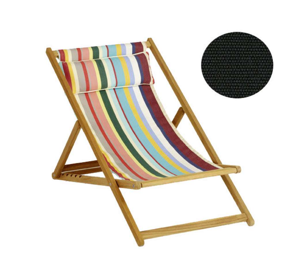 Weishäupl - Cabin Liegestuhl Basic - schwarz - outdoor