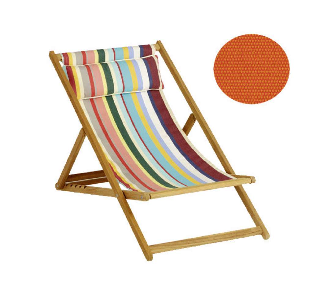 Weishäupl - Cabin Liegestuhl Basic - orange - outdoor