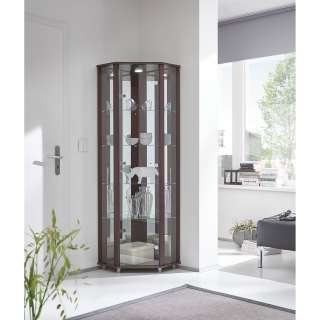 home24 Eckvitrine Amalia (inkl. Beleuchtung)