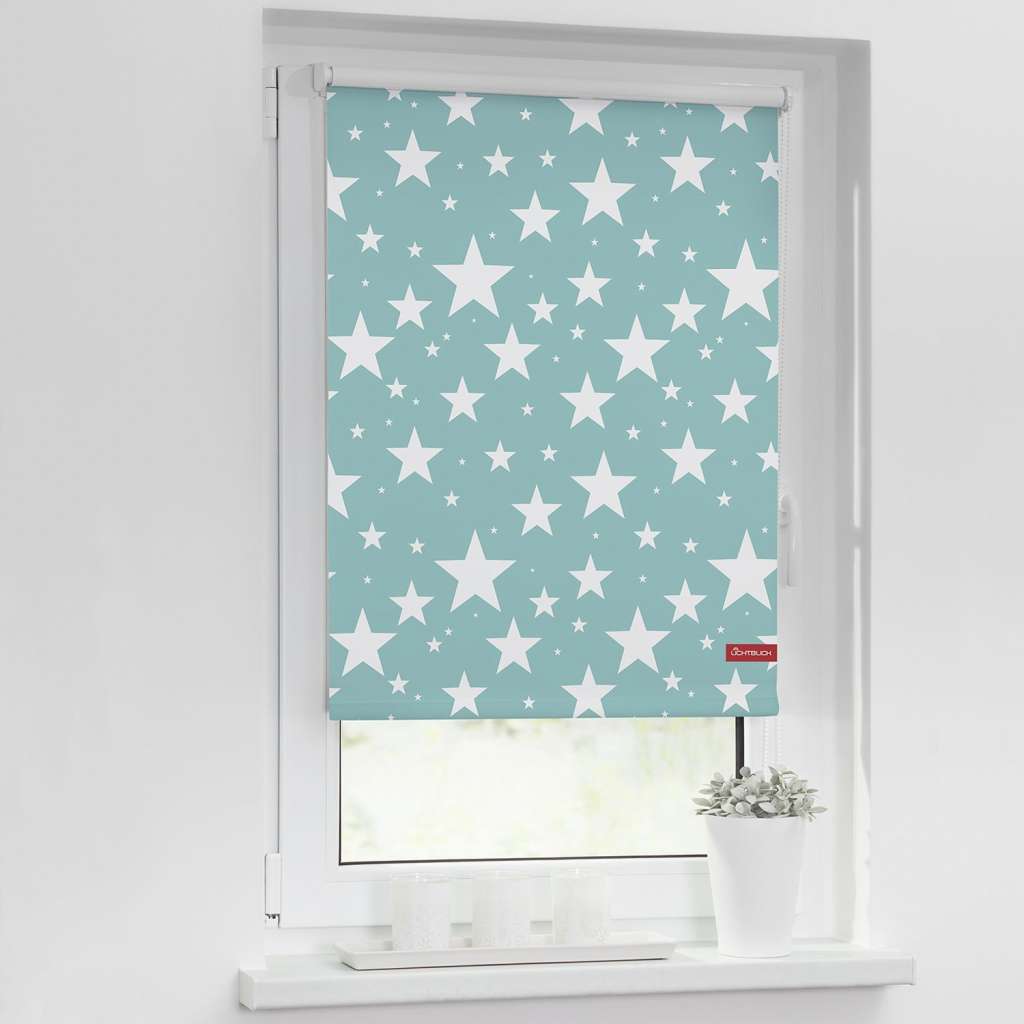 home24 Verdunkelungsrollo Sterne