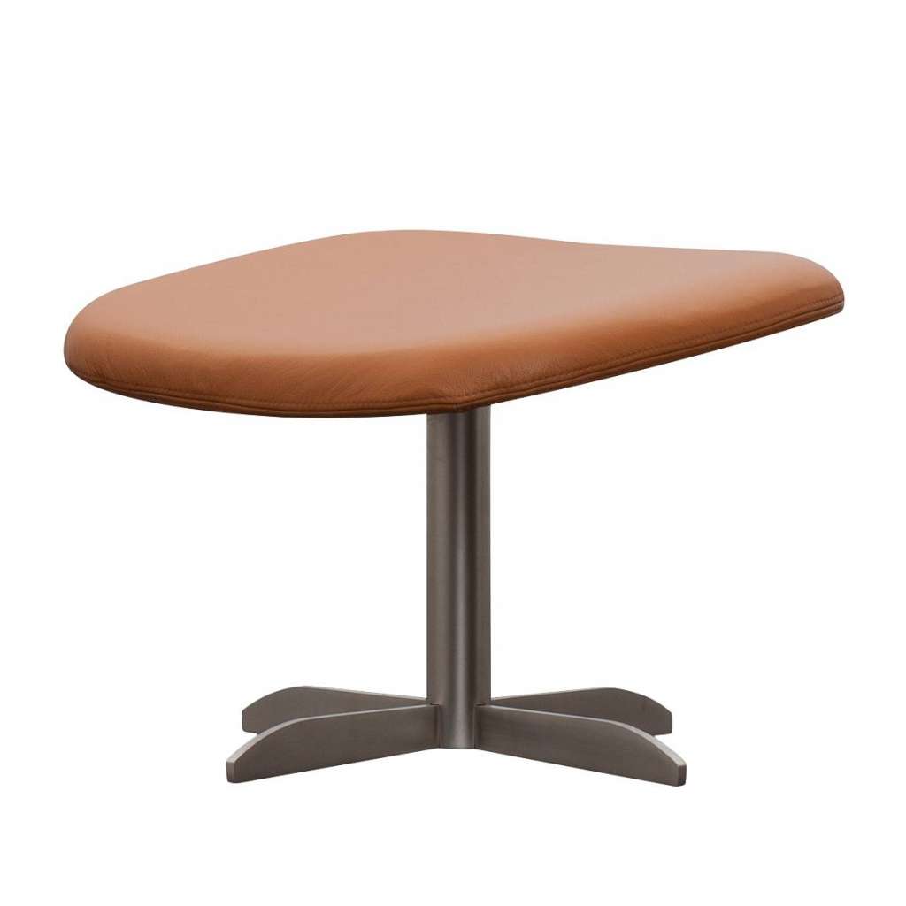 home24 Polsterhocker Houston Echtleder