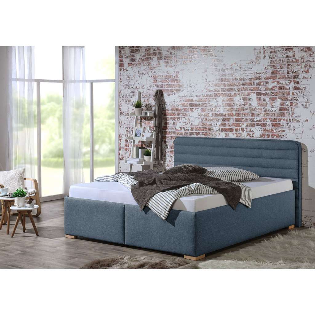 home24 Polsterbett Vitaby Strukturstoff
