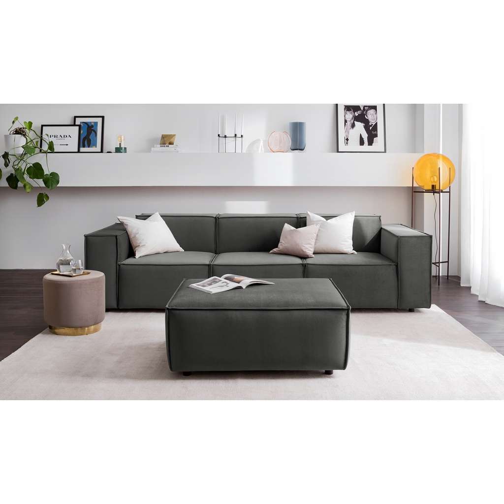 home24 Polsterhocker Kinx III