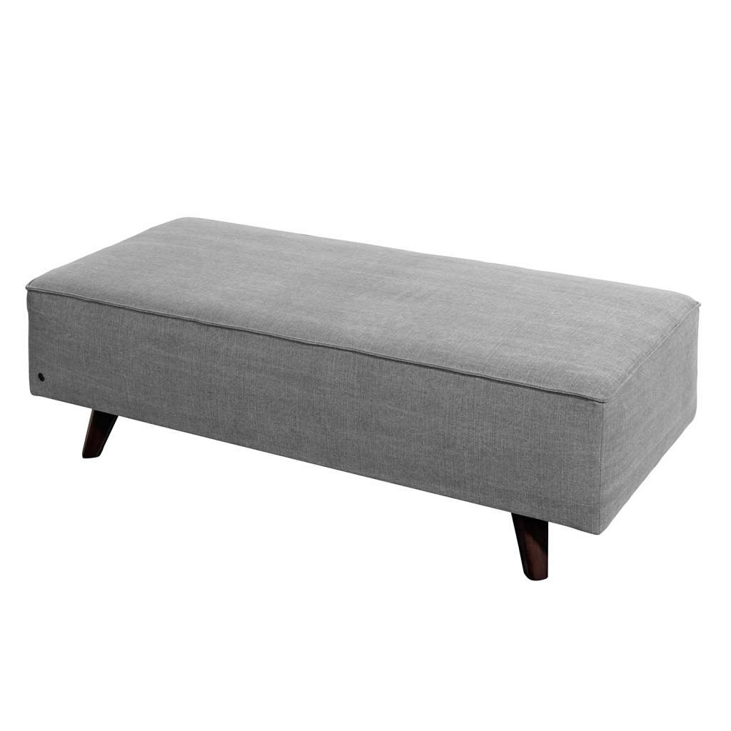 home24 Polsterhocker Nordic Chic Webstoff
