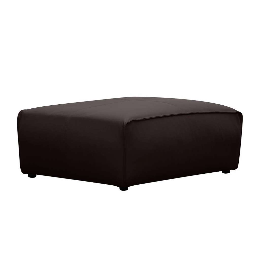 home24 Polsterhocker Hudson Echtleder