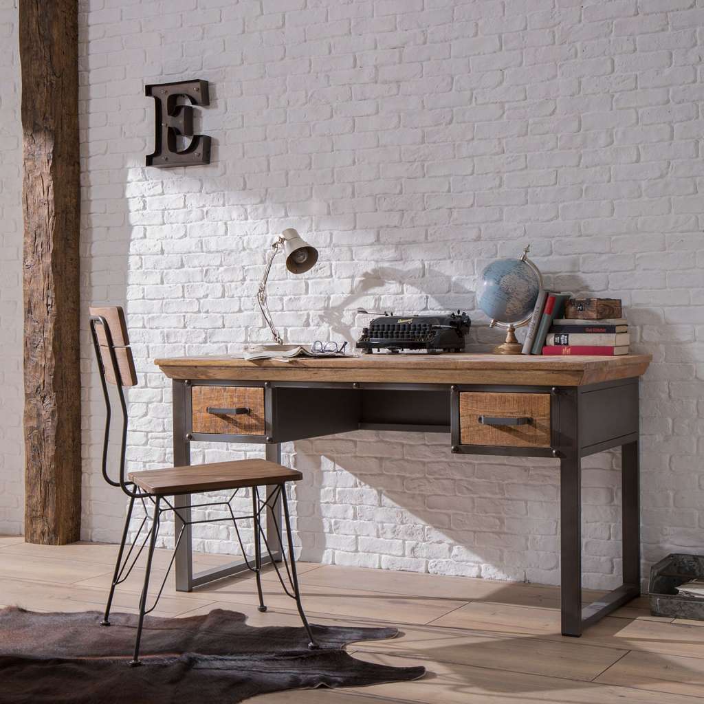 home24 Schreibtisch Hunter