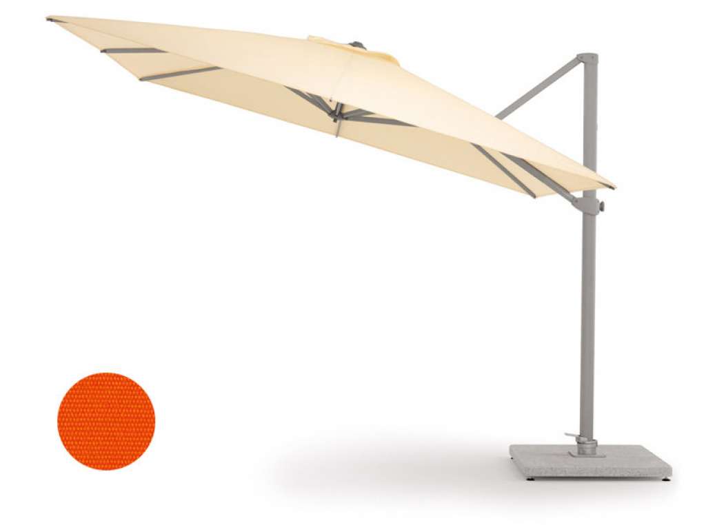 Weishäupl - Freiarmschirm - rund orange - outdoor