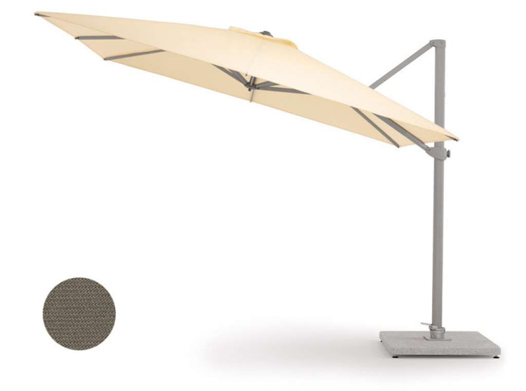 Weishäupl - Freiarmschirm - rund taupe - outdoor