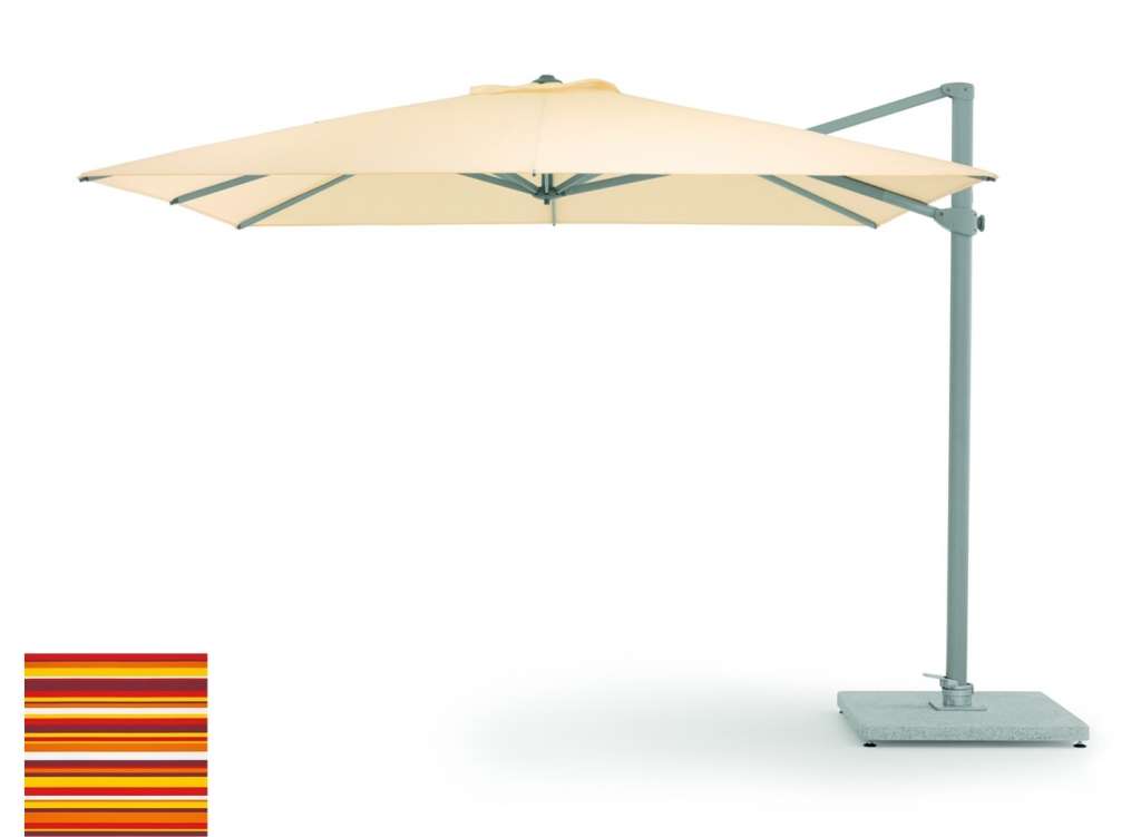 Weishäupl - Freiarmschirm - rund Ø 350 cm - Acryltuch  sunrise - outdoor