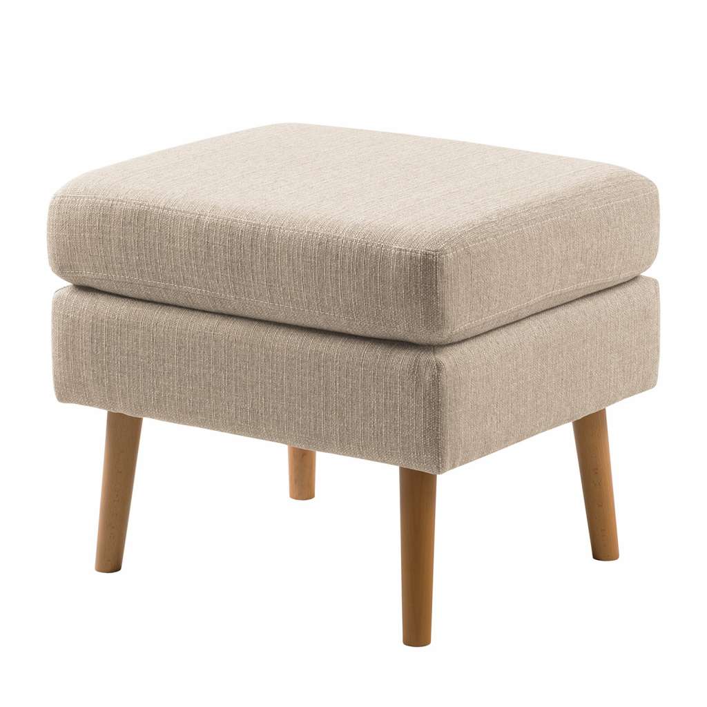 home24 Polsterhocker Croom Webstoff