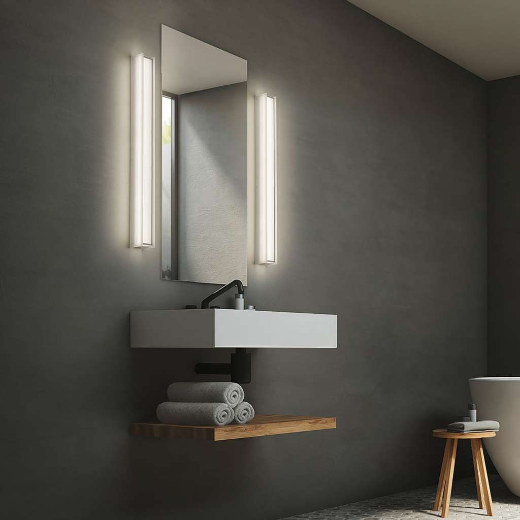 home24 LED-Badleuchte Sten