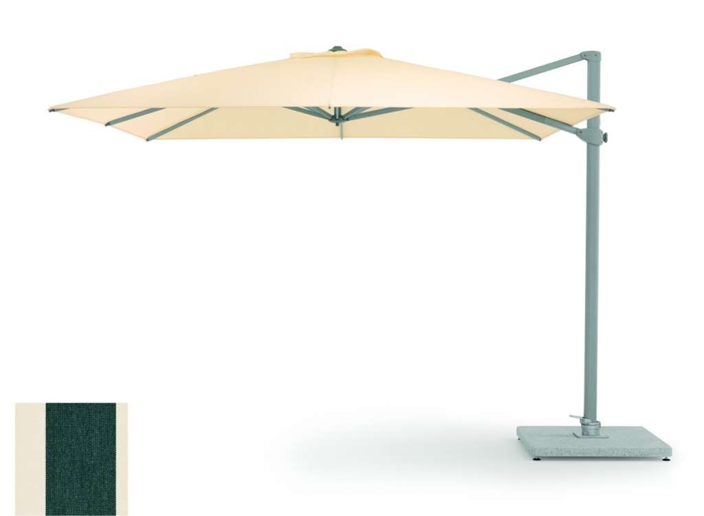 Weishäupl - Freiarmschirm - rund Ø 350 cm - Acryltuch  tanne-natur - outdoor