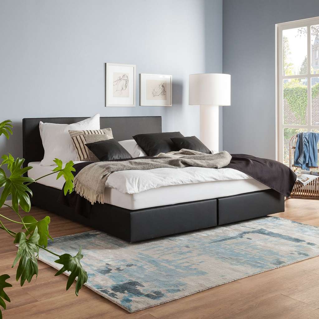 home24 Boxspringbett Ramona VI Kunstleder
