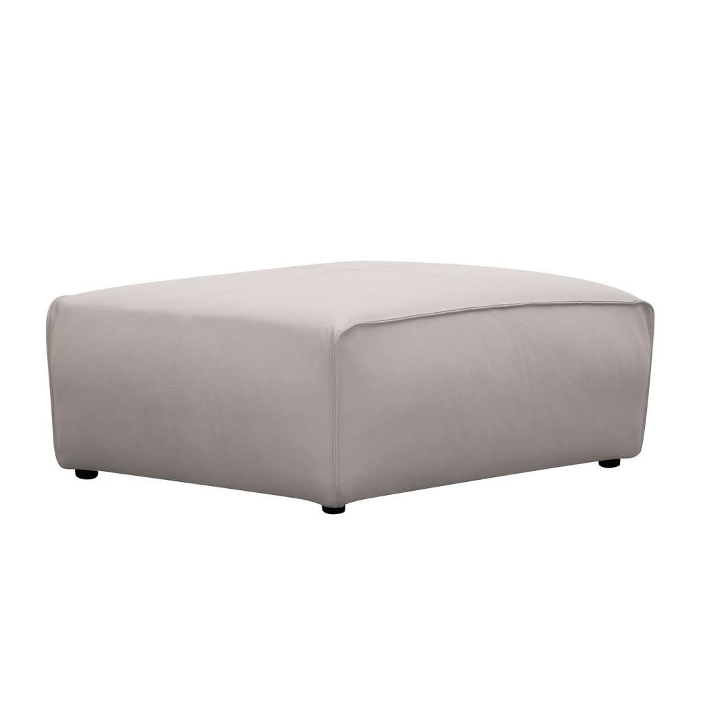 home24 Polsterhocker Hudson Echtleder