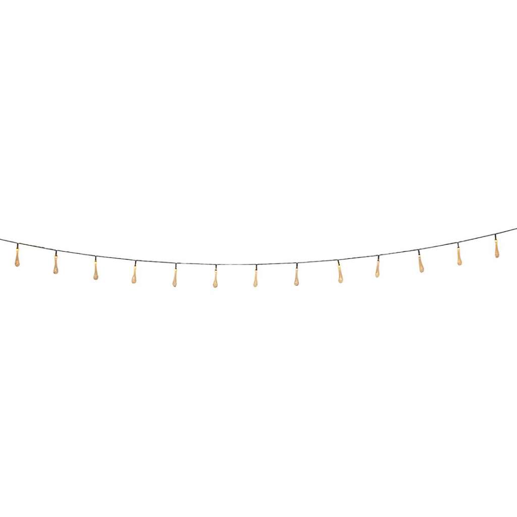 home24 LED-Aussenlichterkette Tropfen