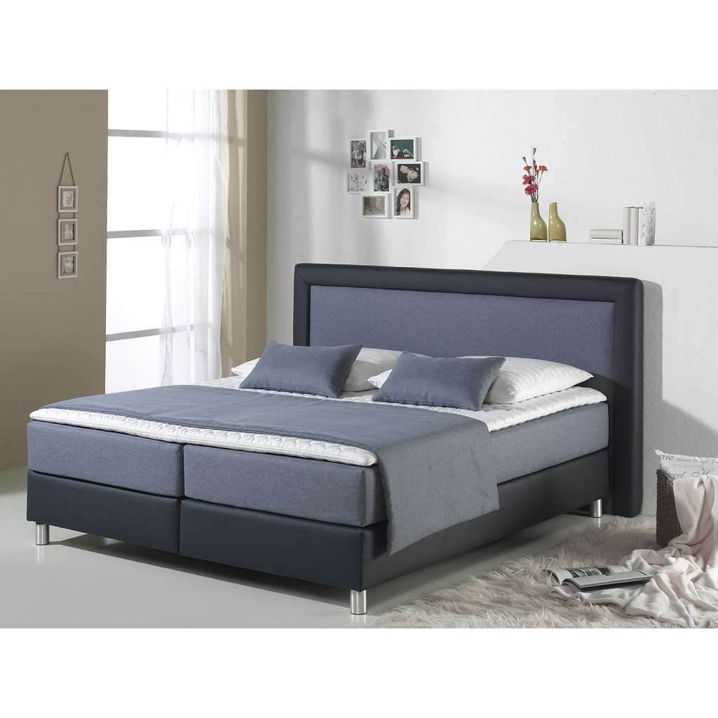 home24 Boxspringbett Vimmerby Kunstleder