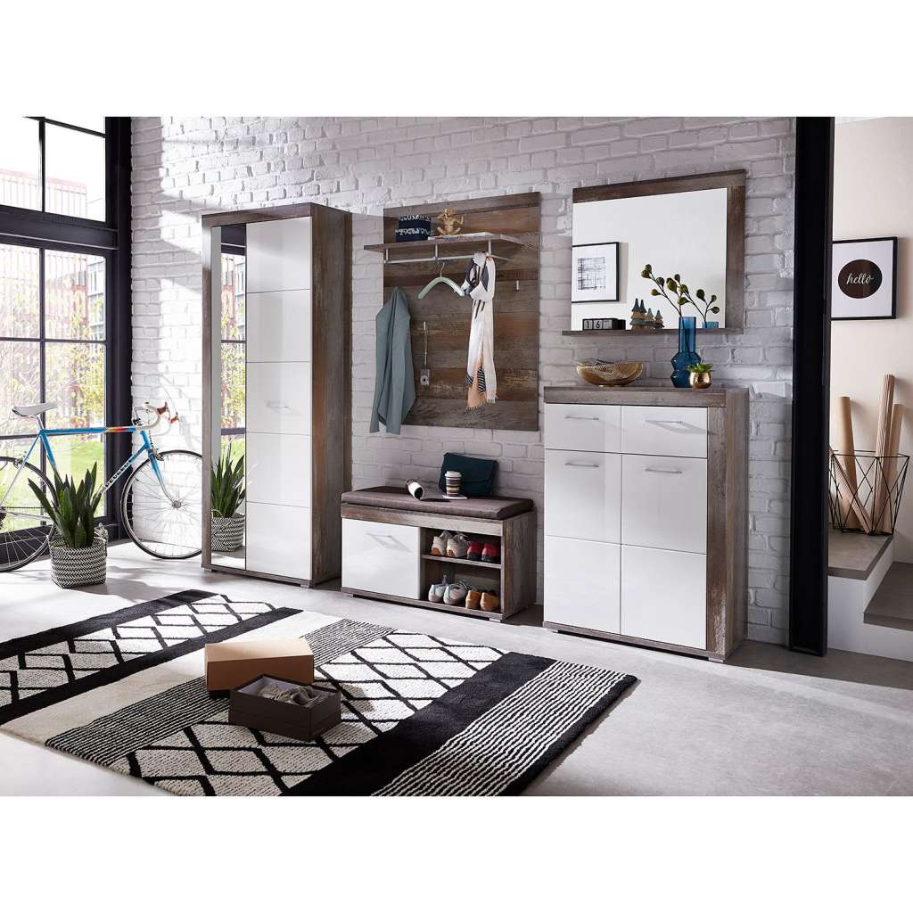 home24 Garderobenset Polis (5-teilig)