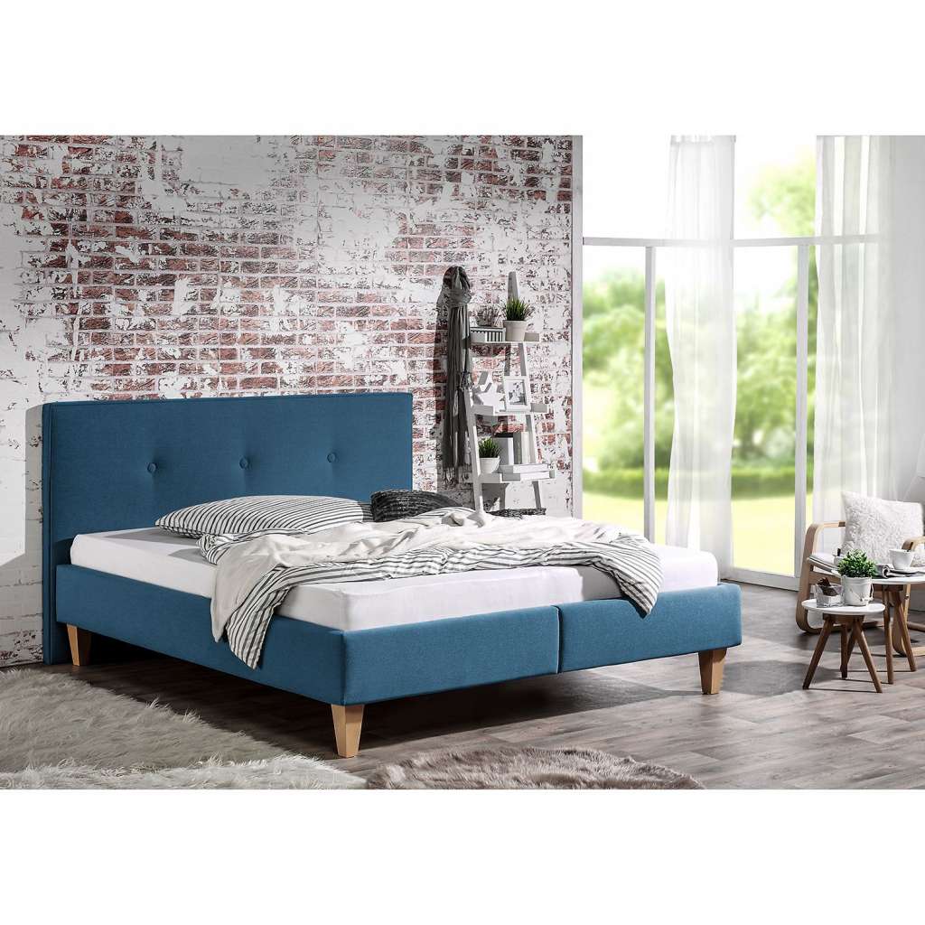 home24 Polsterbett Alnarp Strukturstoff