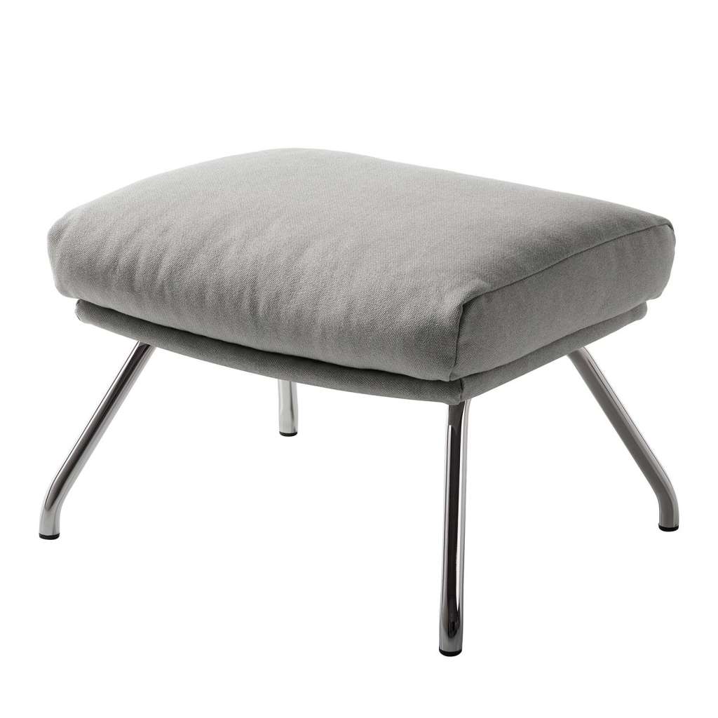 home24 Polsterhocker Garbo I Webstoff