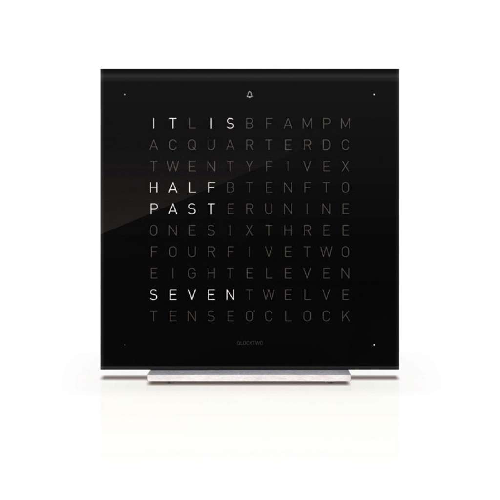 Biegert&Funk - Qlocktwo touch - englisch - Wecker - schwarz - indoor