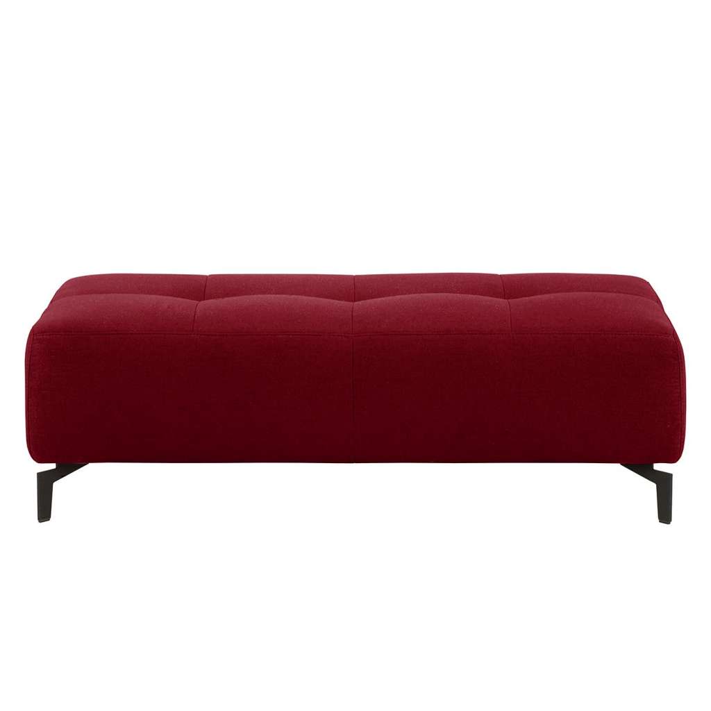 home24 Polsterhocker Rosewood Webstoff