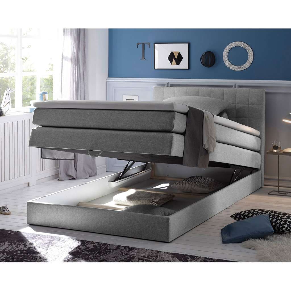 home24 Boxspringbett Harvi (inkl. Topper)