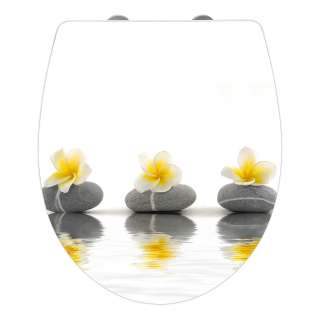 home24 WC-Sitz Stones with Flower
