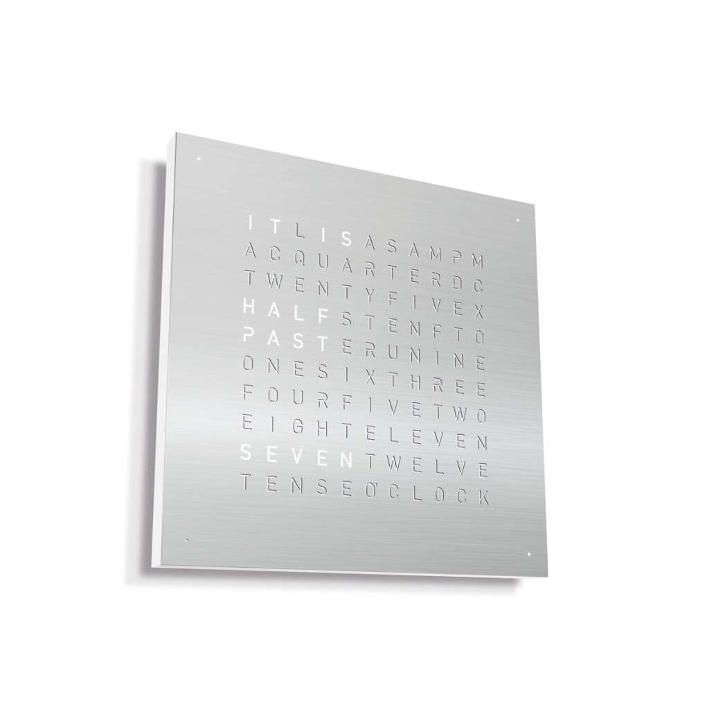 Biegert&Funk - Qlocktwo - englisch - edelstahl - indoor