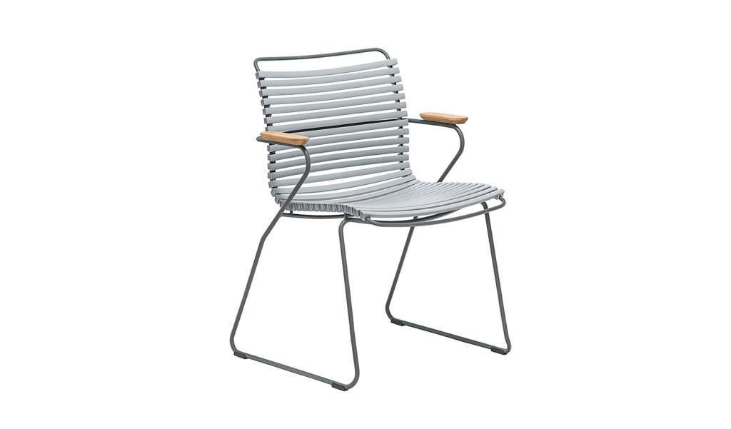 Houe - Click Dining Armlehnstuhl - grau - outdoor