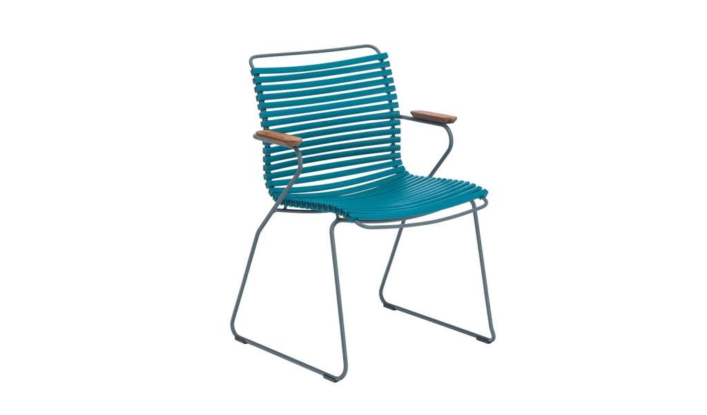 Houe - Click Dining Armlehnstuhl - petrol - outdoor