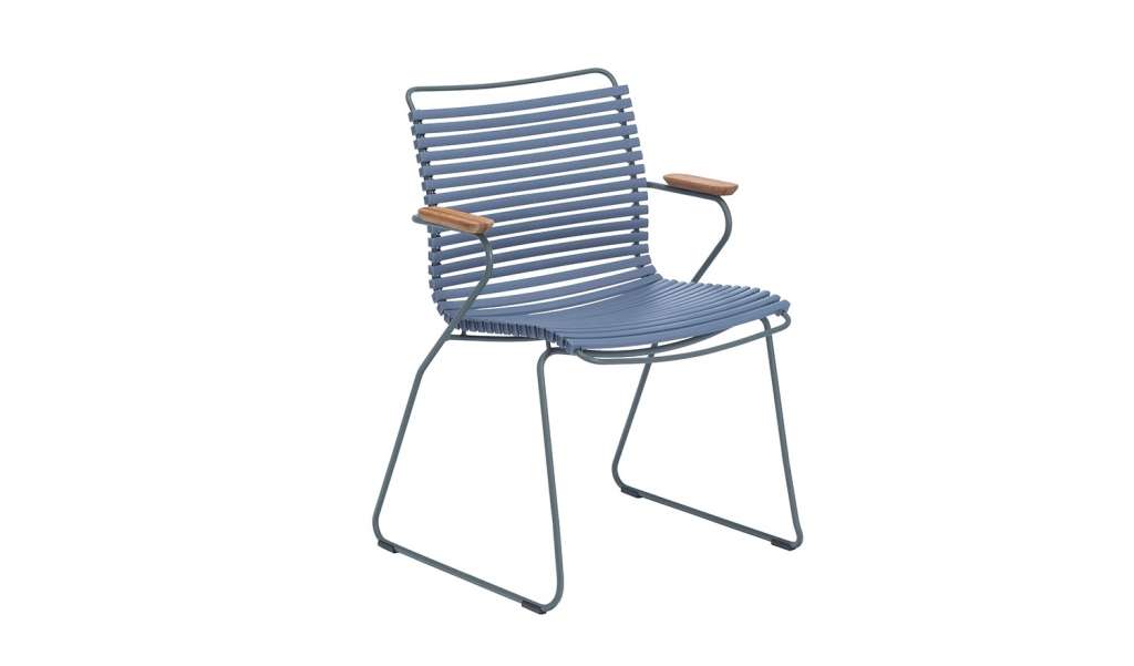 Houe - Click Dining Armlehnstuhl - taubenblau - outdoor