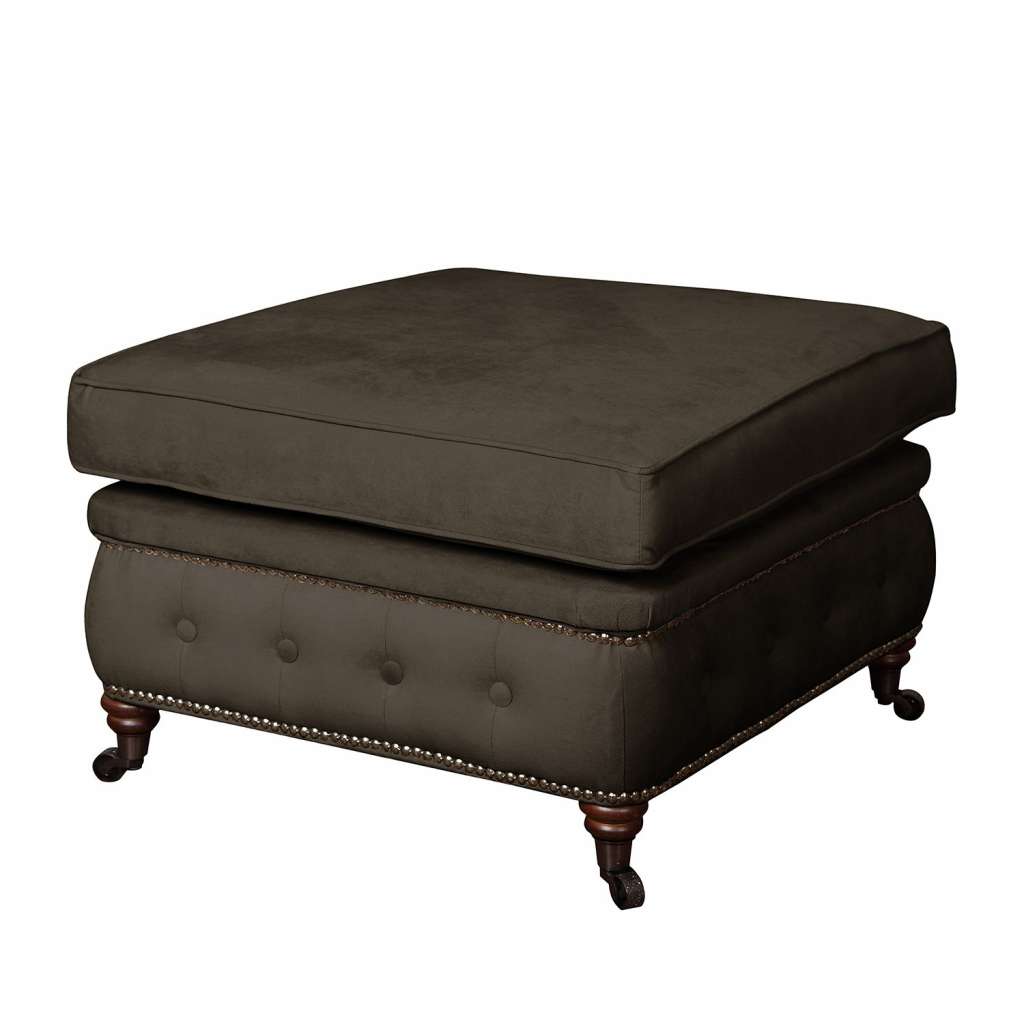 home24 Polsterhocker Esplanada (klein) Samt