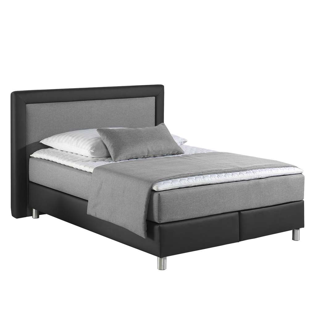 home24 Boxspringbett Vimmerby Kunstleder