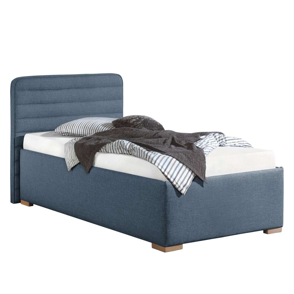 home24 Polsterbett Vitaby Strukturstoff