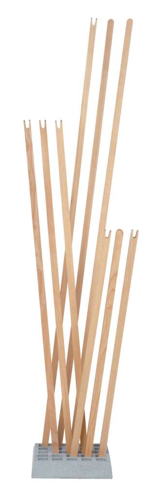 Moormann - Pin Coat Stäbe - Esche/mittel - indoor