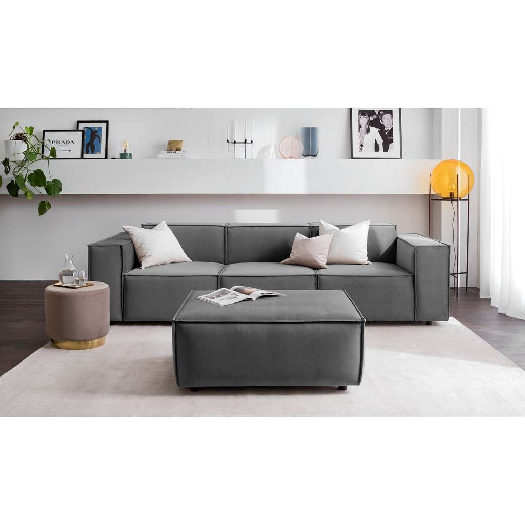 home24 Polsterhocker Kinx III