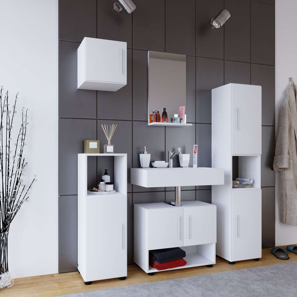 home24 Waschbeckenunterschrank Hebola I