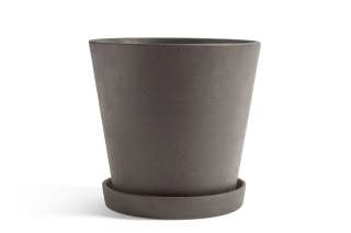 HAY - Blumentopf mit Untersetzer - pflaume - XXL - outdoor
