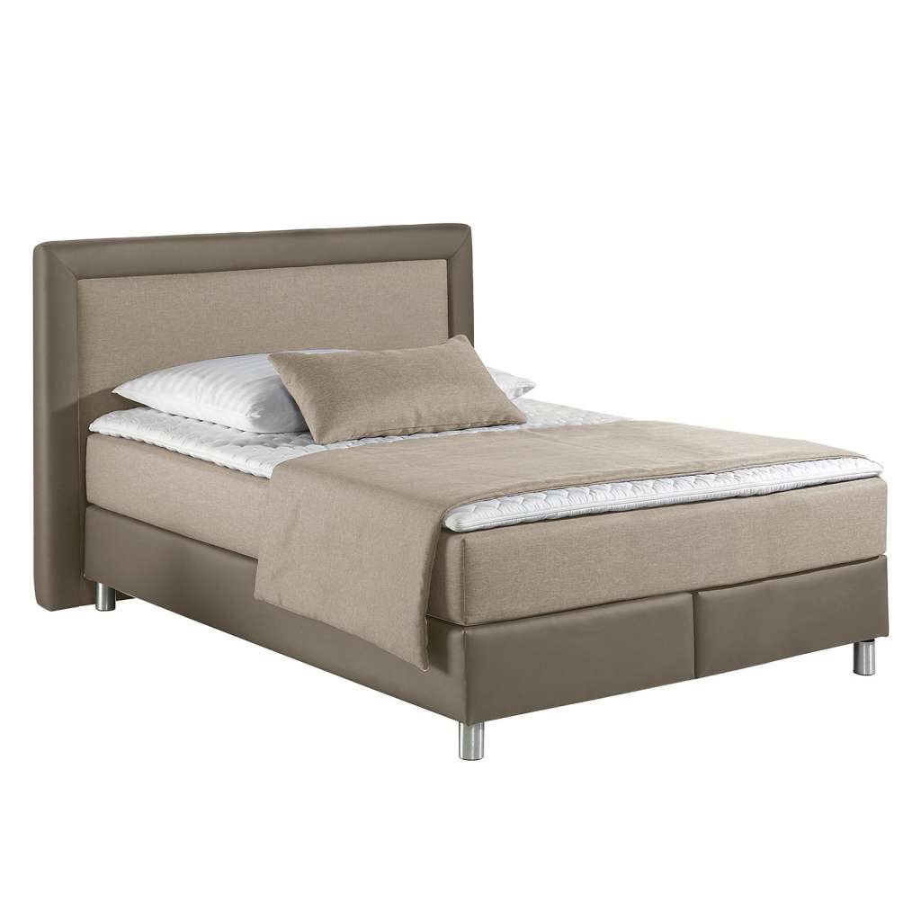 home24 Boxspringbett Vimmerby Kunstleder