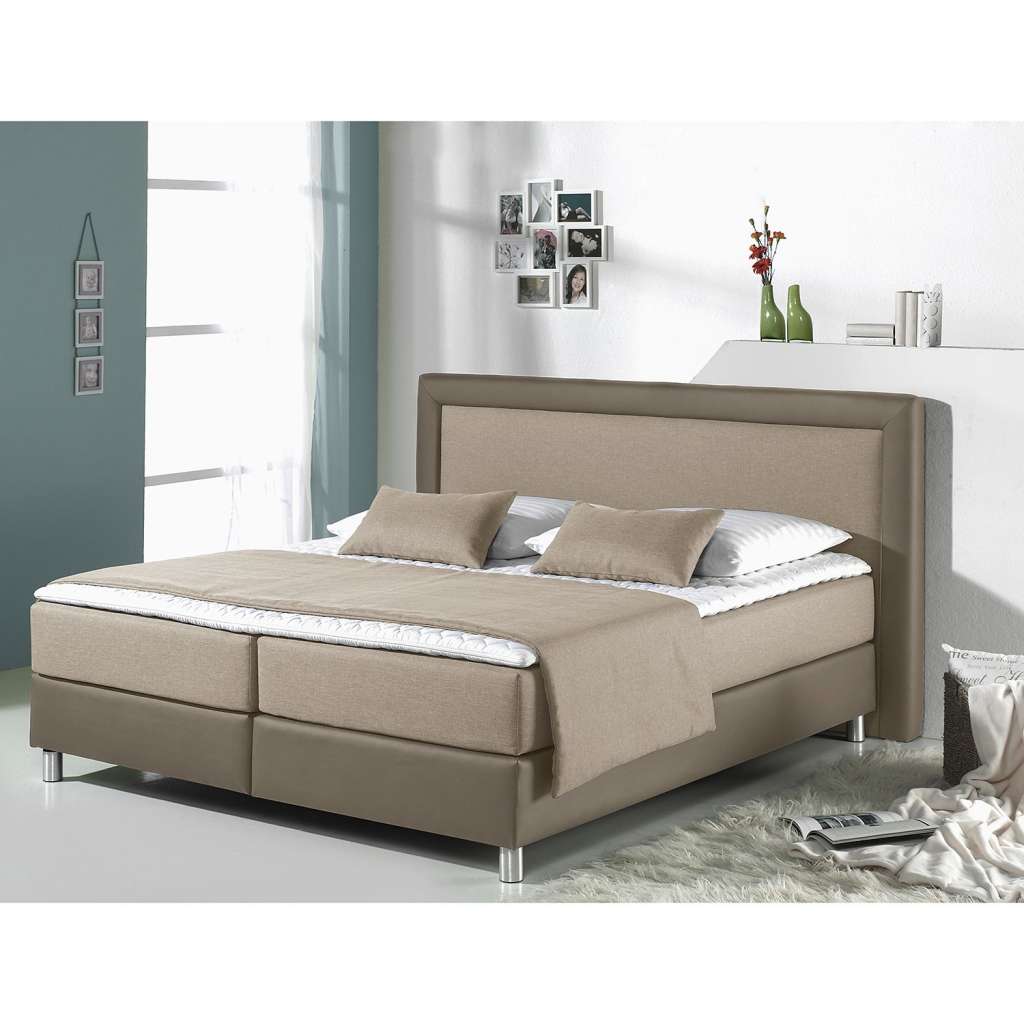 home24 Boxspringbett Vimmerby Kunstleder