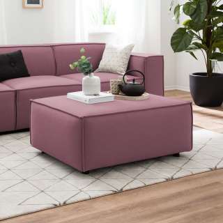 home24 Polsterhocker Kinx Webstoff