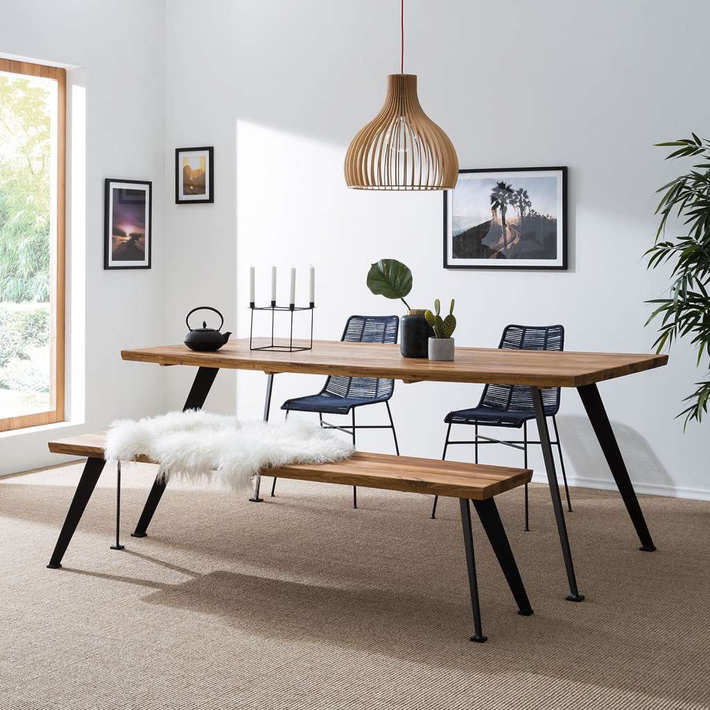 home24 Sitzbank MilingWOOD