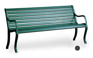 Fast by Weishäupl - Oasi Bank - 162 - grau-metallic - outdoor