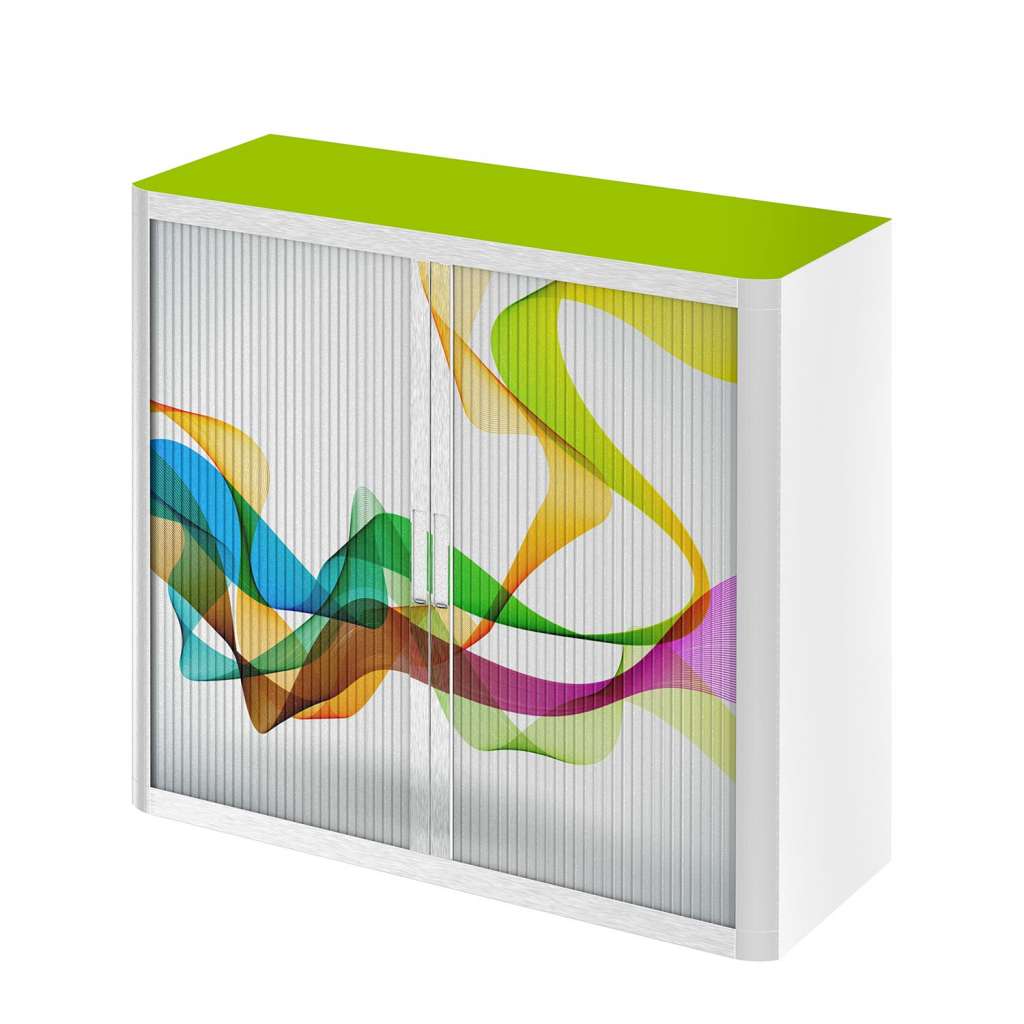 home24 Rollladenschrank easyOffice Abstrait I