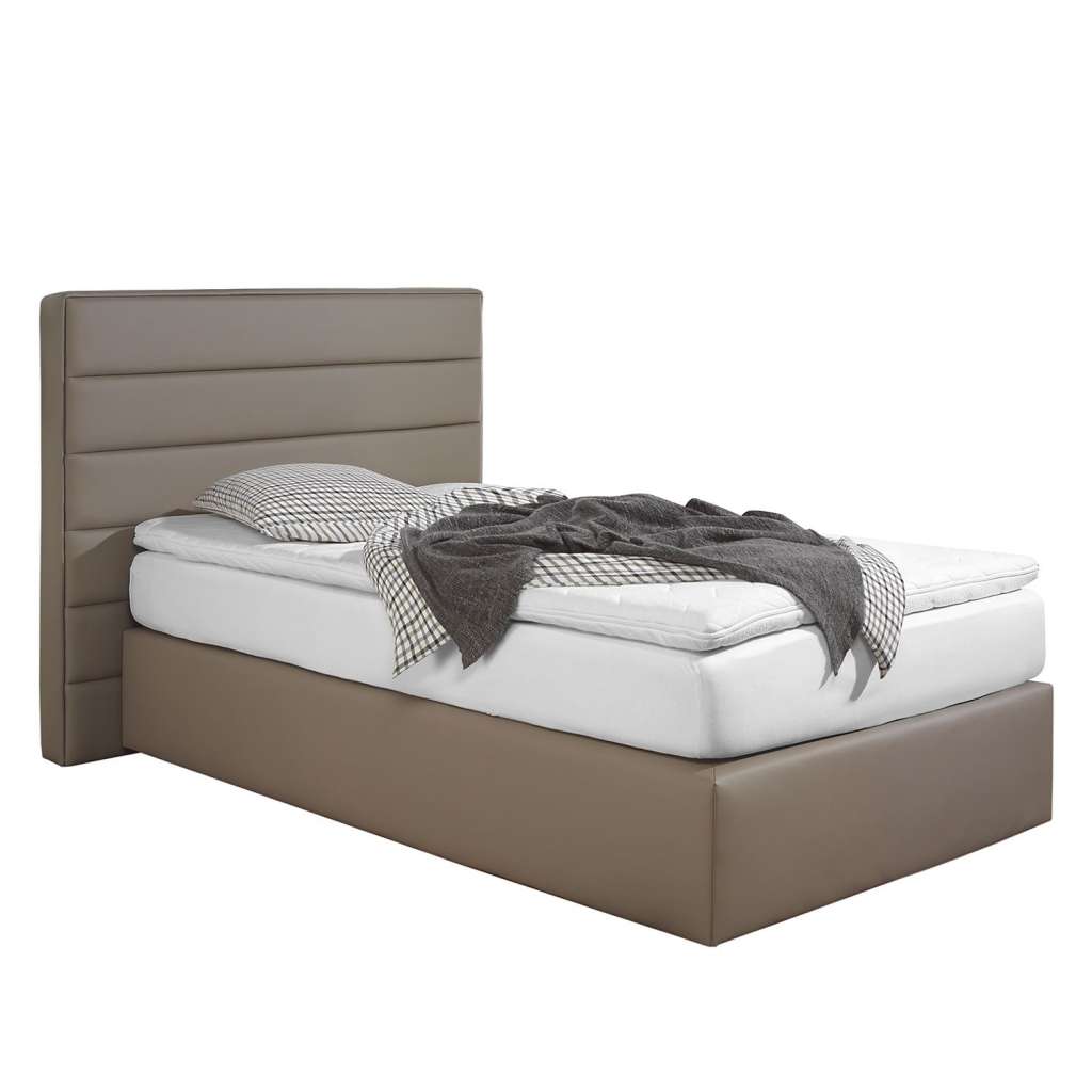 home24 Boxspringbett Ingebo Kunstleder