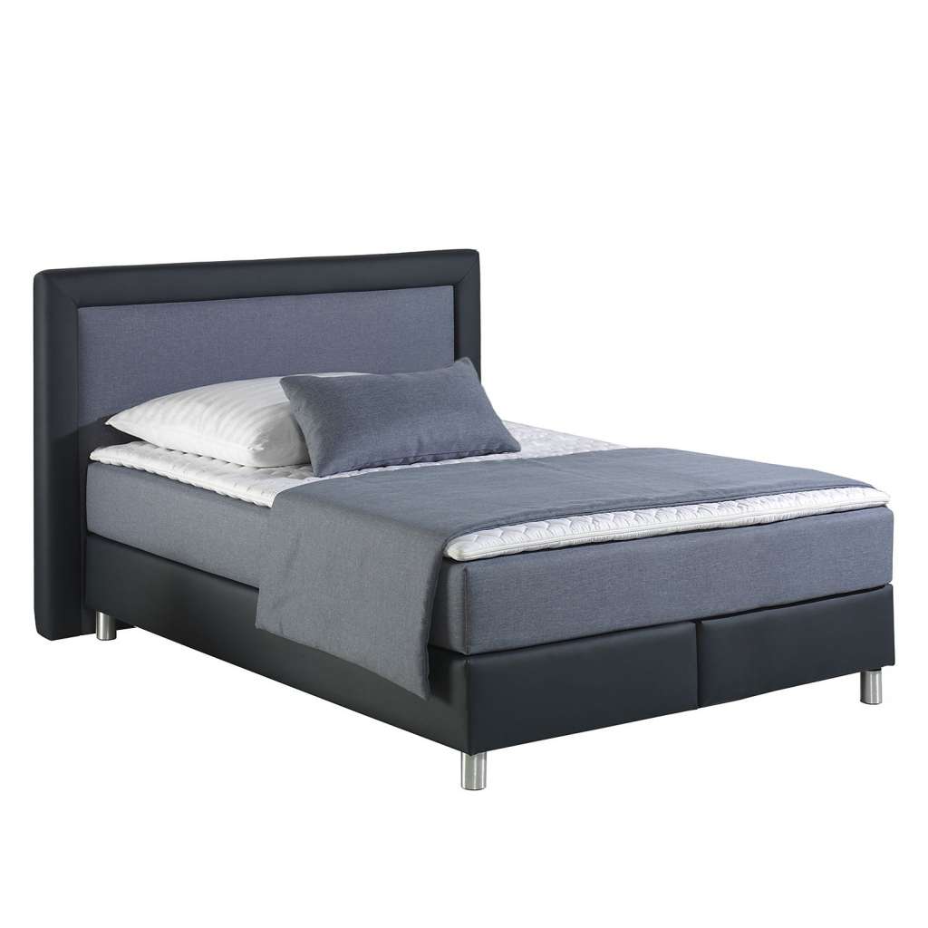 home24 Boxspringbett Vimmerby Kunstleder